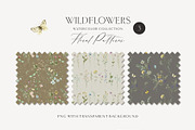 WILDFLOWERS delicate floral clipart, a Person Illustration by long summer (Thumbnail 12 of 12)