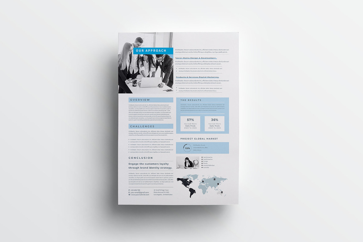 Project Case Study | Word & Indesign, a Flyer Template by obayes (Photo 4 of 4)