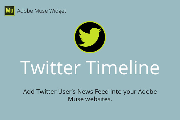 Twitter Timeline Adobe Muse Widget preview 7