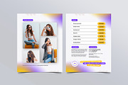 Influencer Press Kit Template, a Resume Template by vinyljunkie (Thumbnail 2 of 8)