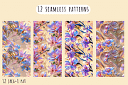Dreamy Forals - Seamless Patterns, a Pattern Graphic by Art Sproot (Thumbnail 3 of 5)