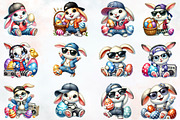 Hip hop bunny Easter day sublimation, an Illustration by RobertsArt (Thumbnail 4 of 7)