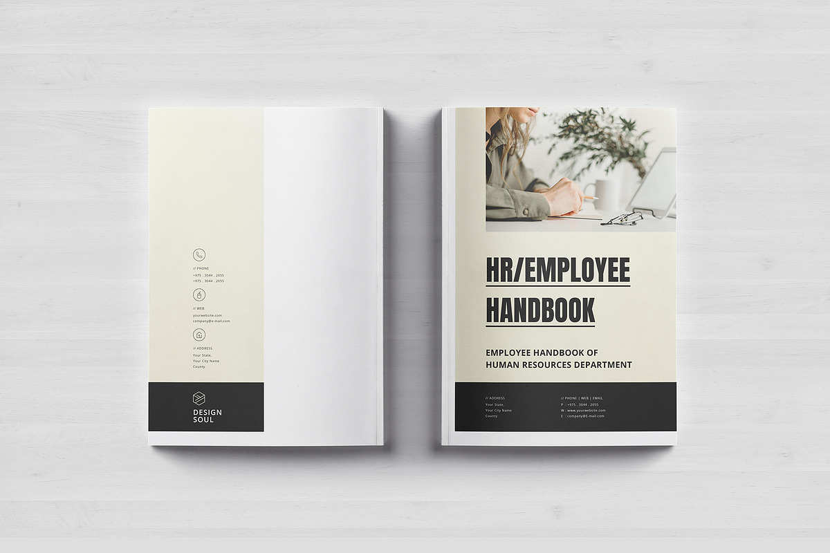 HR/Employee Handbook Template, a Brochure Template by Designsoul14 (Photo 9 of 9)