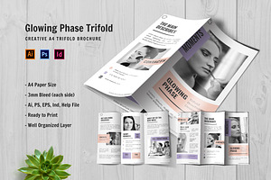 Glowing Phase Trifold Brochure