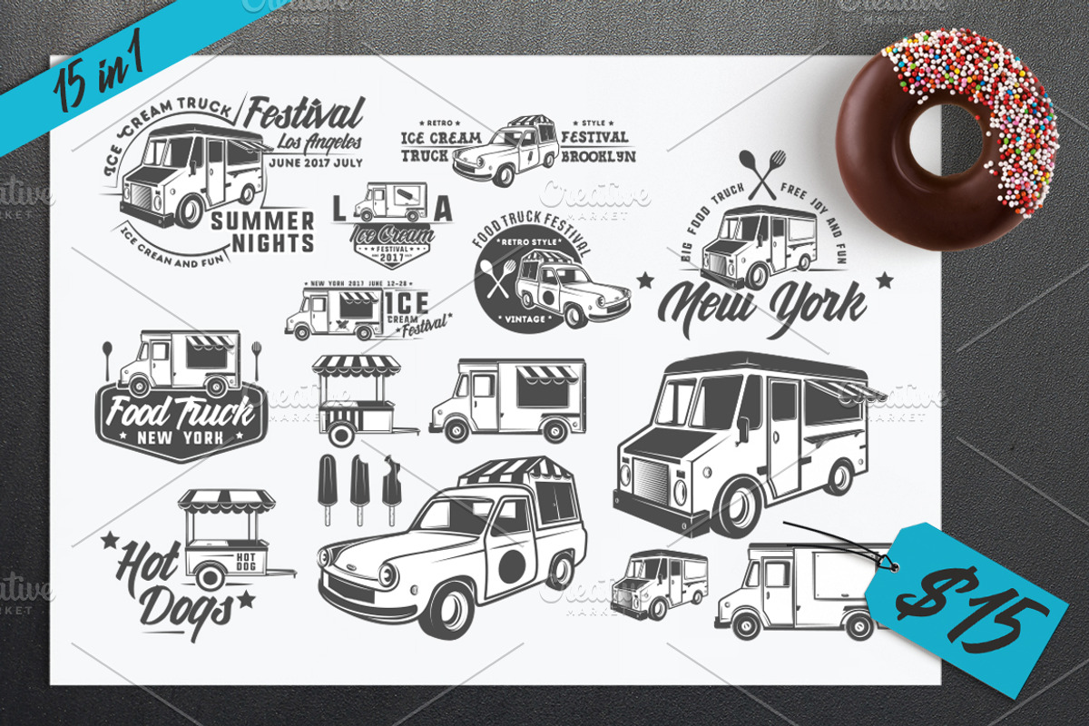 Big Auto Bundle 9 in 1, a Food Illustration by Hadanello88 (Photo 3 of 8)
