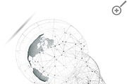 3D dotted world globes on white, a Decorative Illustration by VectorShop (Thumbnail 8 of 9)