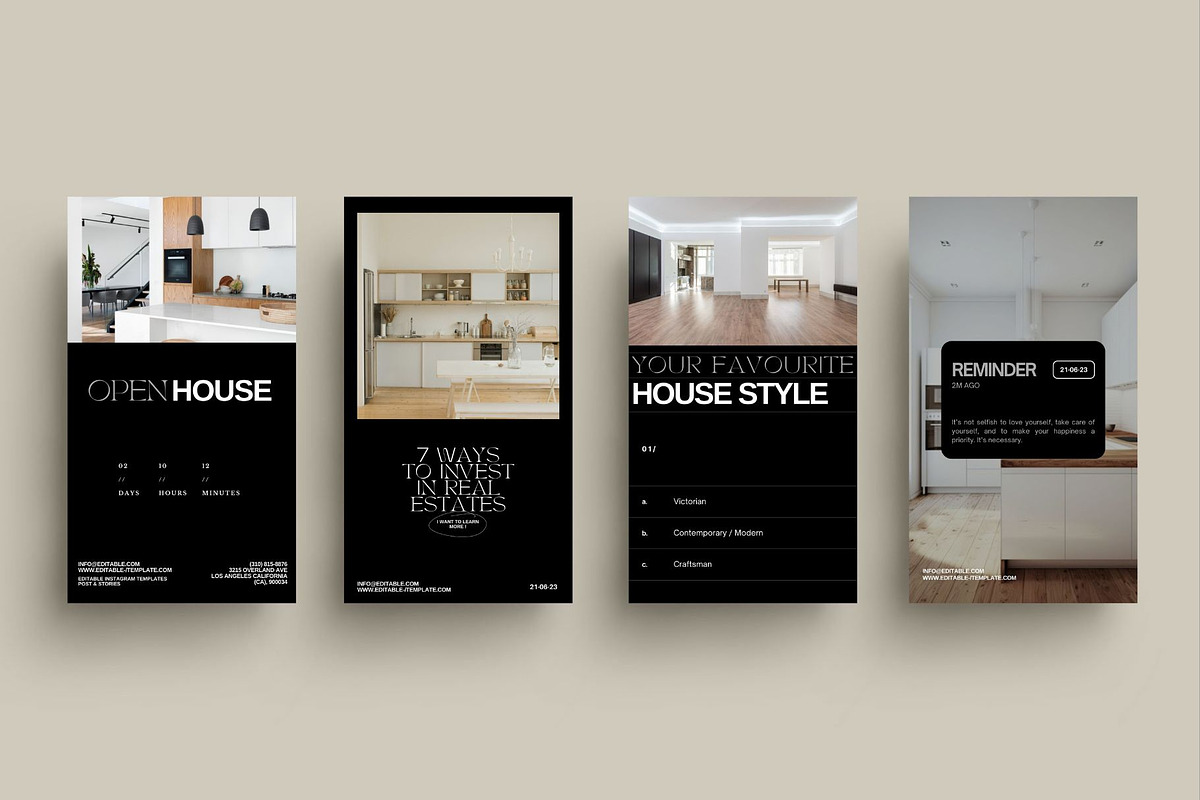 Real Estate Social Media Template, a Social Media Template by Prapti Design (Photo 7 of 10)