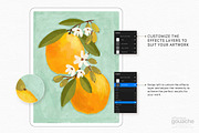 Gouache Brushes for Procreate, a Brush Add-On by Lisa Glanz (Thumbnail 7 of 14)
