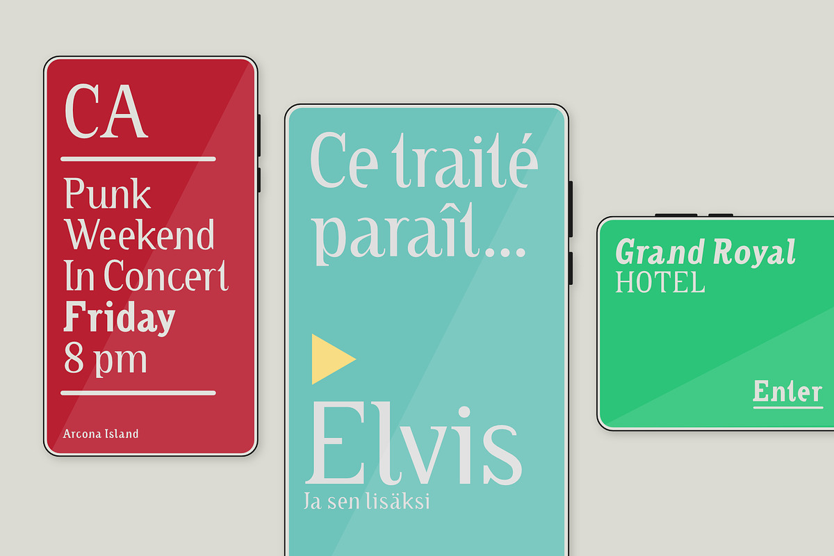 CA Blitzkrieg Pop, a Serif Font by Cape Arcona Type Foundry (Photo 6 of 8)