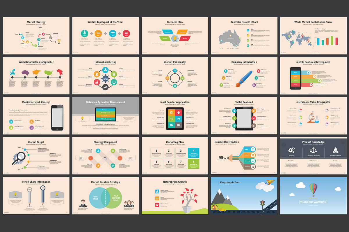 Granada Keynote Template, a Presentation Template by DesignCorner (Photo 5 of 5)
