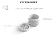 Small Paper Tube Packaging Mockup, a Packaging Mockup by Sheikhadesign (Thumbnail 2 of 11)