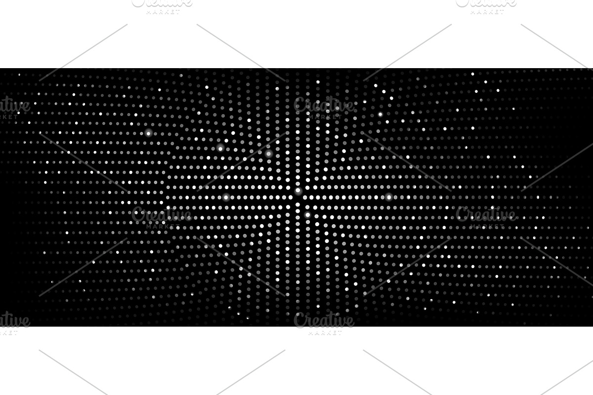 Silver halftone shimmering pattern, a Texture Illustration by art PVP - market