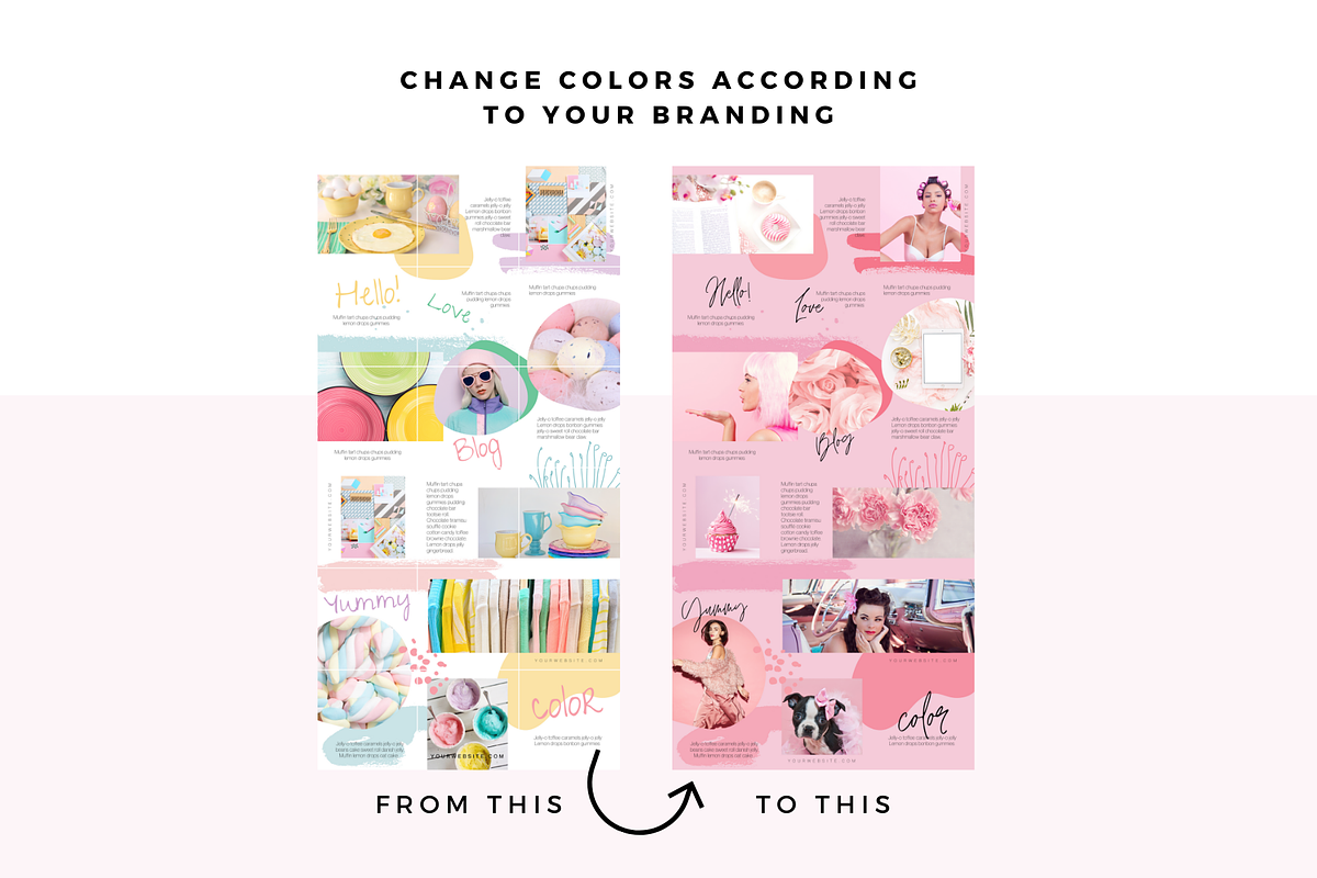 Colorful Brights Instagram Puzzle, a Social Media Template by The Blog Creative (Photo 12 of 18)