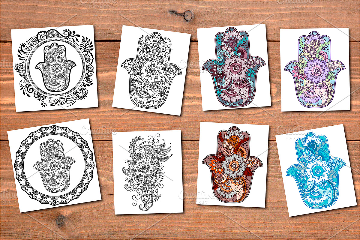 HAMSA SET, an Object Graphic by Katika Shop (Photo 1 of 4)