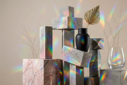 Prism Light & Stone Still Life, an Object Illustration by StockVerse Creative (Thumbnail 4 of 4)