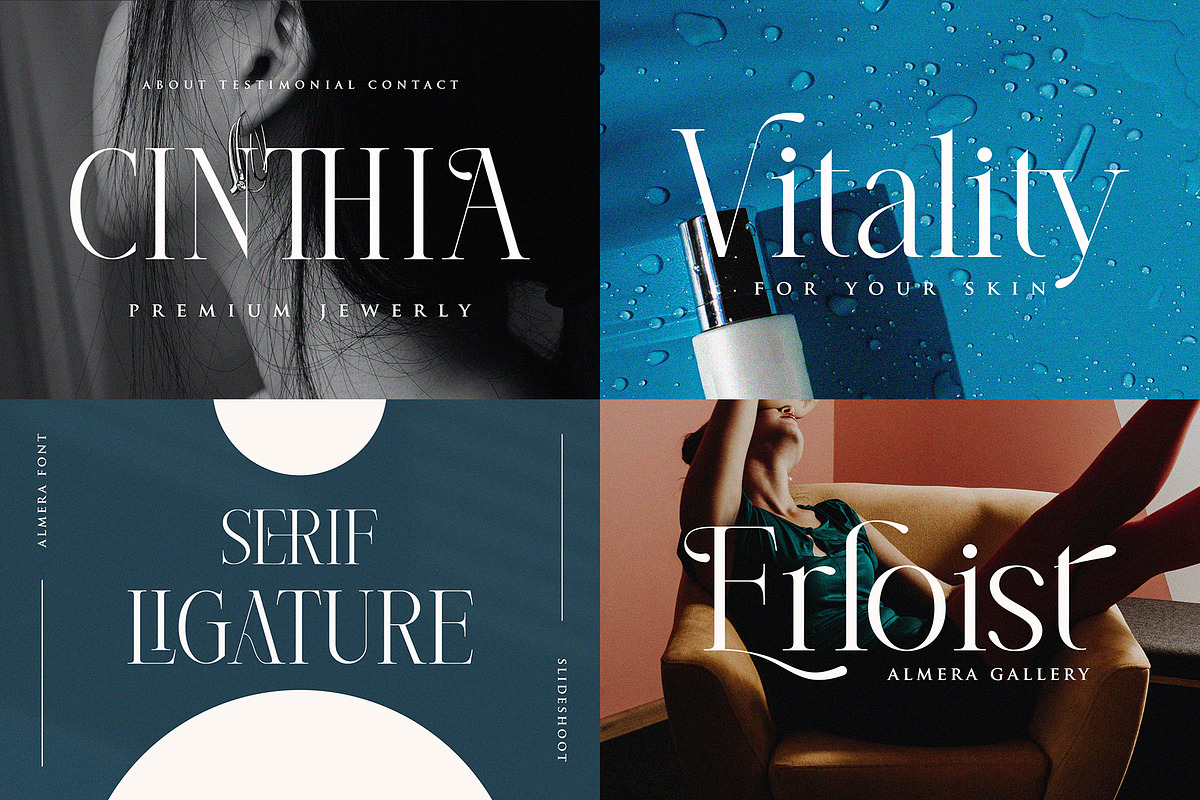 The Most Beautiful Unique Bundle, a Serif Font by Idea Studio (Photo 2 of 13)