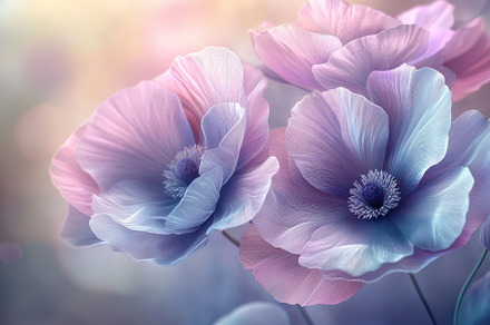 Soft and luxurious watercolor flower, a Photo by Pavel_design