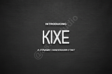 Kixe - A Modern Luxury Serif Typefac
