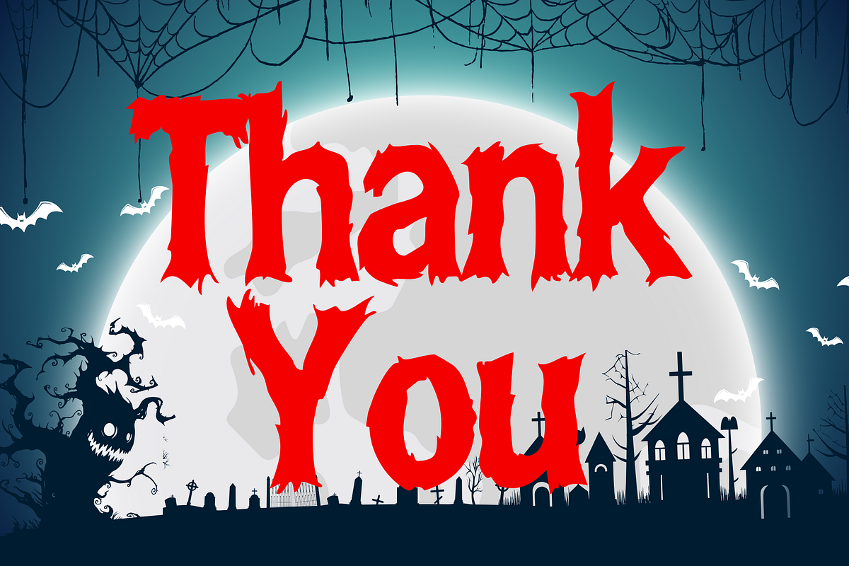 Dark Howl – A Haunted Typeface, a Handwritten Font by Brown Cupple (Photo 8 of 8)