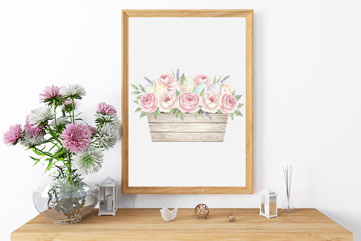 Farmhouse Easter Decor Clipart, an Illustration by GatewayDesign (Photo 4 of 5)