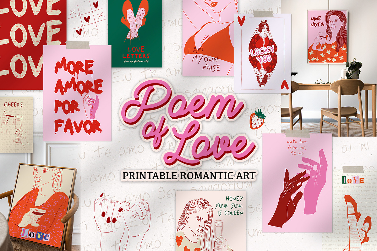 Poster Gallery Bundle, a Decorative Illustration by Mio Buono (Photo 75 of 82)