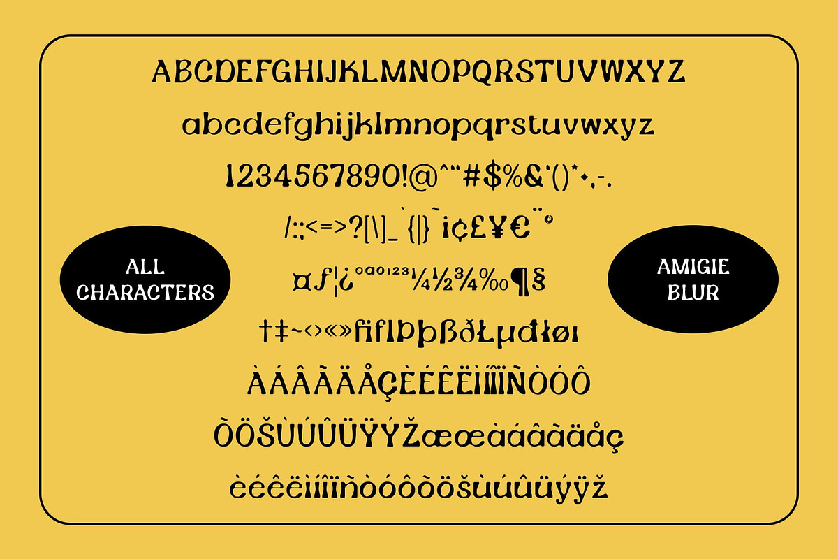 Amigie Blur, a Serif Font by Craft Supply Co. (Photo 8 of 8)