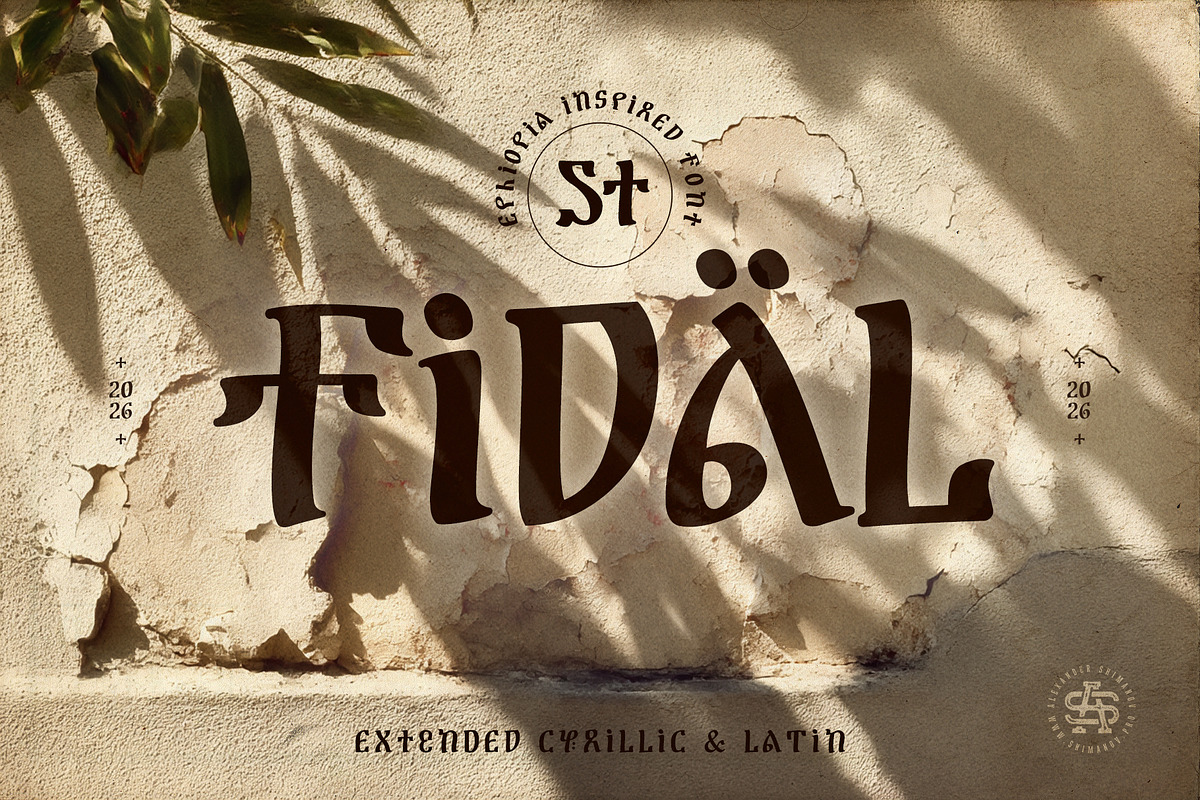 ST-Fidal african font, a Handwritten Font by Shimanov Types (Photo 1 of 5)