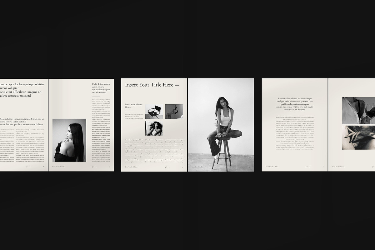 Book Layout & Magazine Template, a Brochure Template by Olion Lora (Photo 15 of 24)