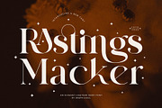 Rastings Macker Ligature Serif Font, a Serif Font by Graphicxell (Thumbnail 1 of 10)