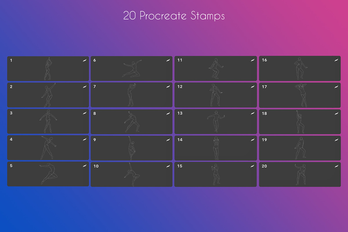 Procreate Body, Procreate Poses, a Brushes & More by SmuffizStudio (Photo 2 of 2)