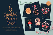 Love Story Gouache Illustration Pack, an Illustration by Laura Ingham (Thumbnail 2 of 14)