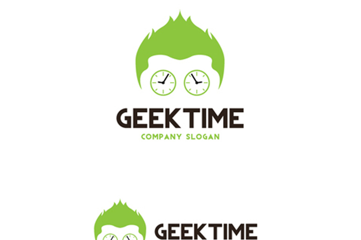 Geek time Logo, a Branding & Logo Template by rotree_man (Photo 3 of 5)
