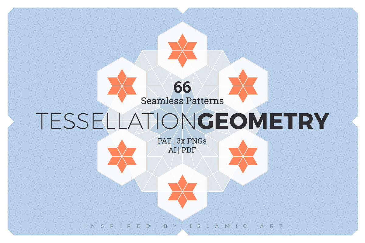 Tessellation Geometry Patterns, a Pattern Graphic by Anatolii Babii (Photo 1 of 10)