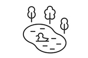 City park line icon set, an Outline Icon by ElineDesign (Thumbnail 3 of 3)