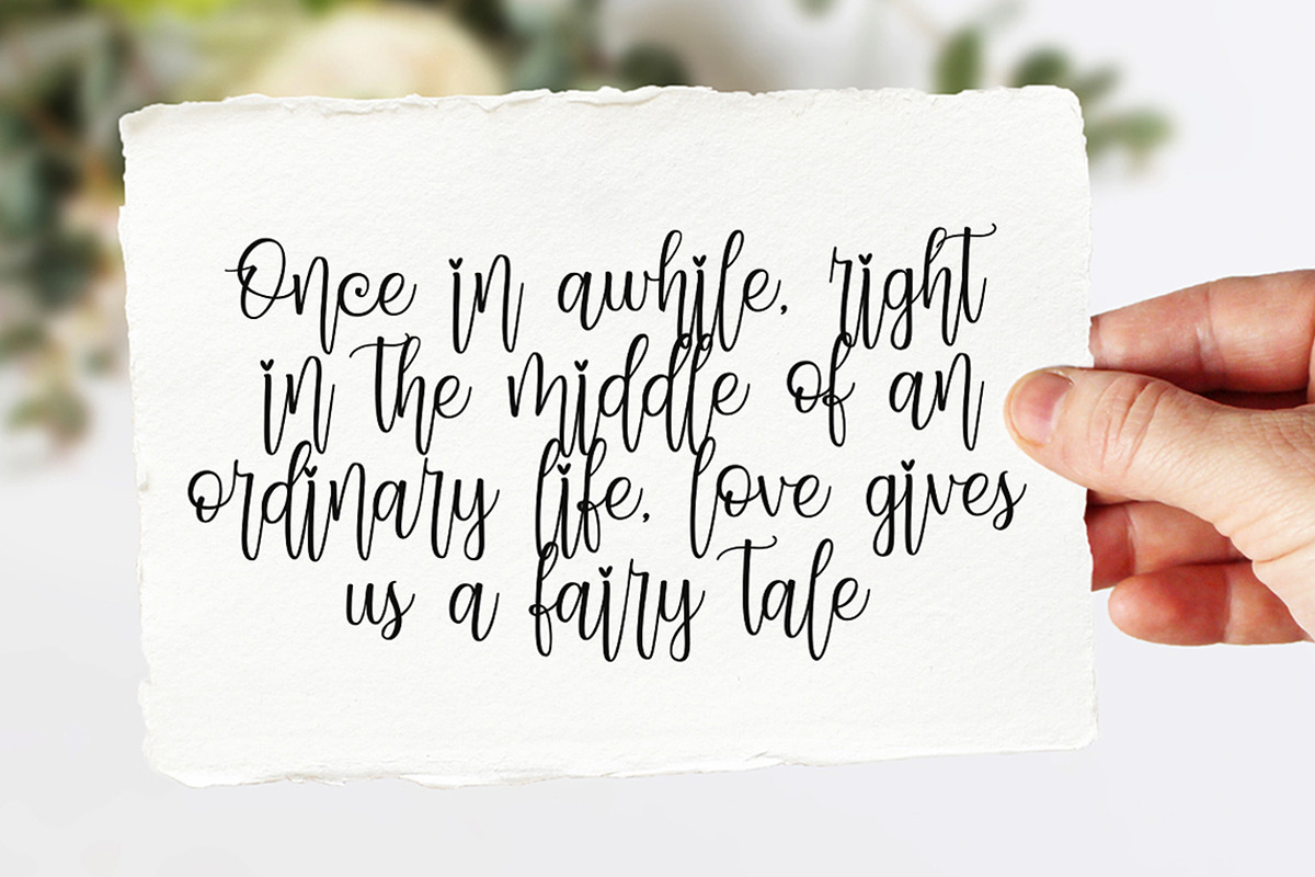 Dynamic Love | Calligraphy Script, a Script Font by StoricType (Photo 12 of 17)