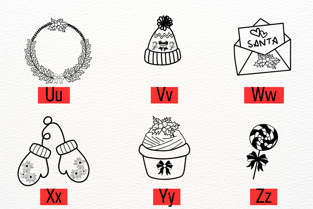 Pretty chrismas, a Symbol Font by Petal Pixels (Photo 4 of 7)