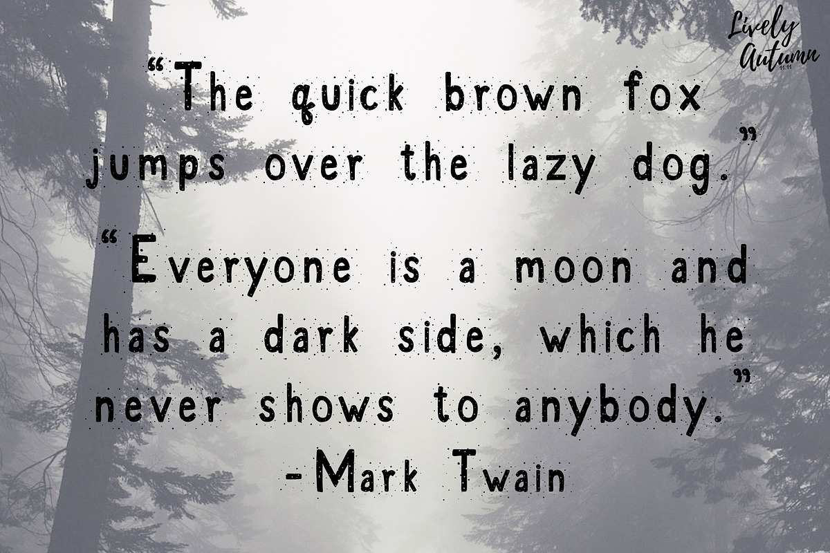 Madness | Stain Sans serif font, a Sans Serif Font by LivelyAutumn11.11 (Photo 4 of 4)