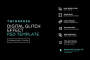 Digital Glitch Effect PSD Templates, a Brushes & More by Twinbrush (Thumbnail 8 of 8)