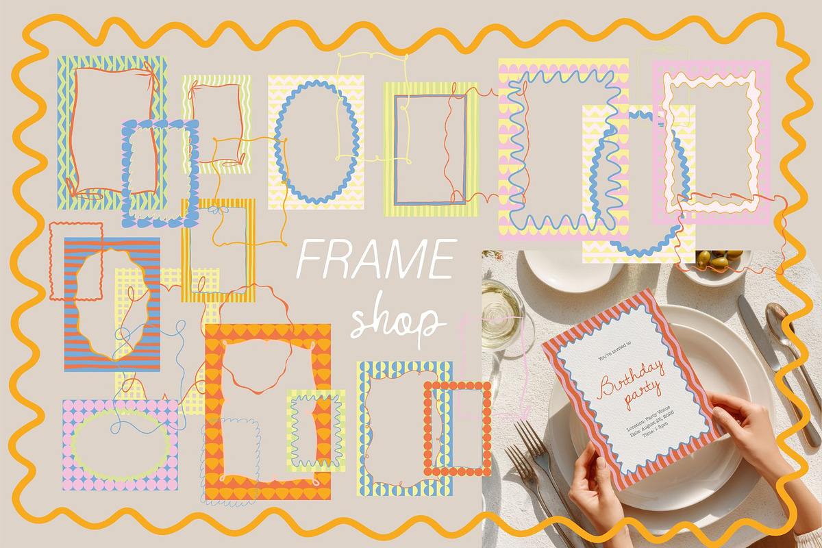 Frame Shop, a Decorative Illustration by vanloveart (Photo 1 of 7)