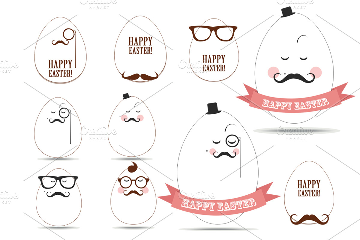 Hipster easter!, an Illustration by Wiktory (Photo 2 of 3)