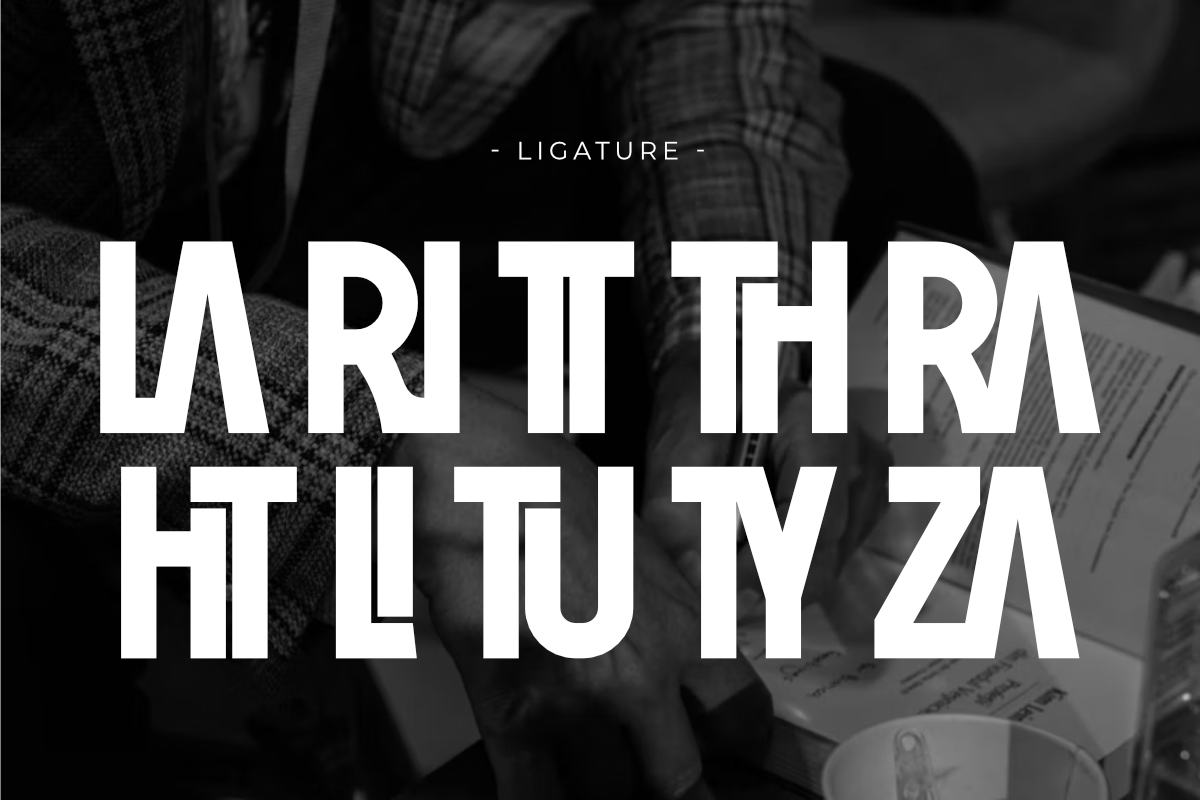 Black Writing - Condensed Sans Serif, a Sans Serif Font by Pian45 Studio (Photo 4 of 8)