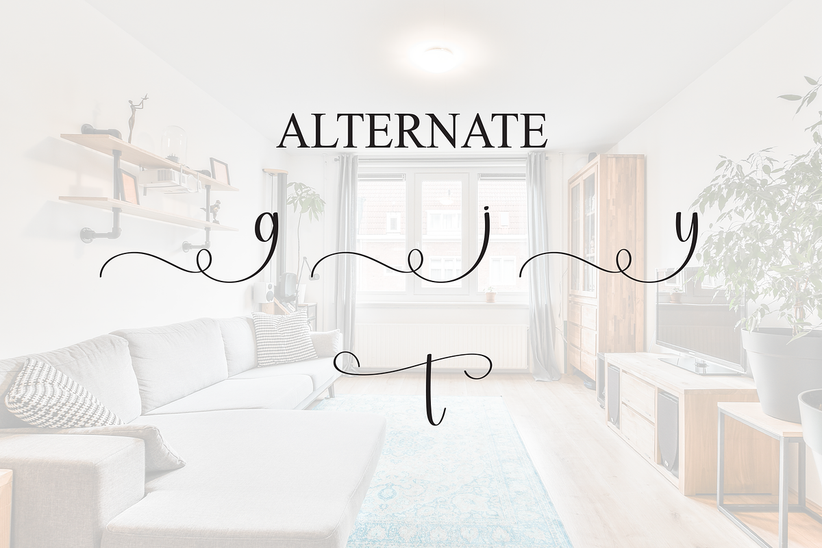 Homestay | Script Font, a Handwritten Font by Scratchones (Photo 8 of 9)