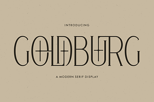 Goldburg A Modern Serif Display