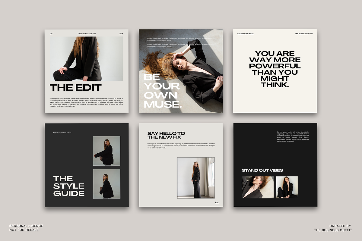 CANVA: Bold Vol 2 Instagram Posts, a Social Media Template by thebusinessoutfit (Photo 13 of 17)