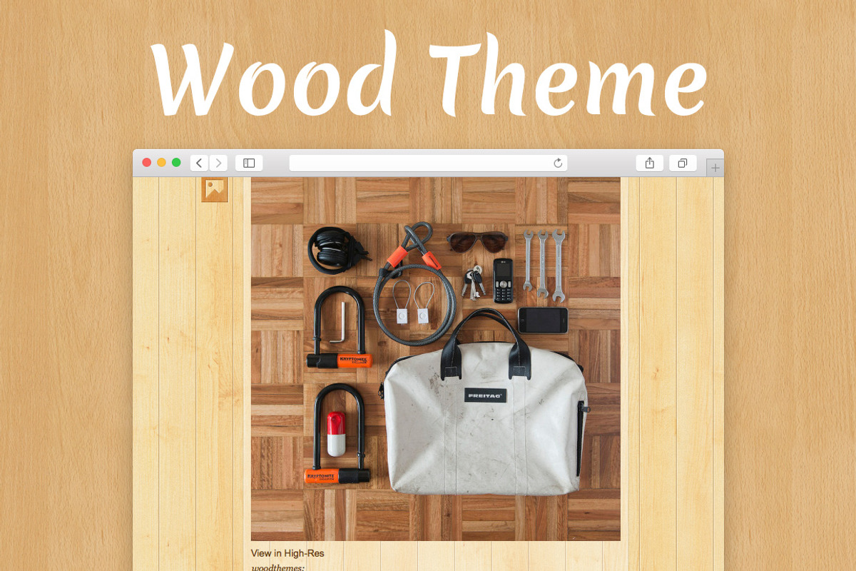 Woody - Tumblr Wood Theme, a Websites & App Template by vladocar (Photo 2 of 4)