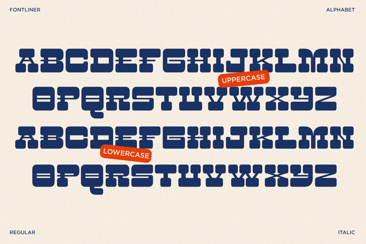 Incline – Retro Groovy Slab Serif, a Slab Serif Font by Font Liner (Photo 10 of 11)