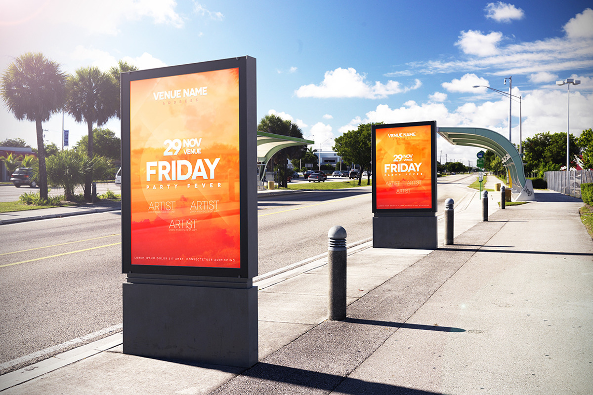 Urban Poster Mockup, a Print Template by MahmoudRafik (Photo 11 of 12)