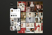 Vintage Texture Social Media Kit, a Social Media Template by Pani Temp. (Thumbnail 5 of 16)