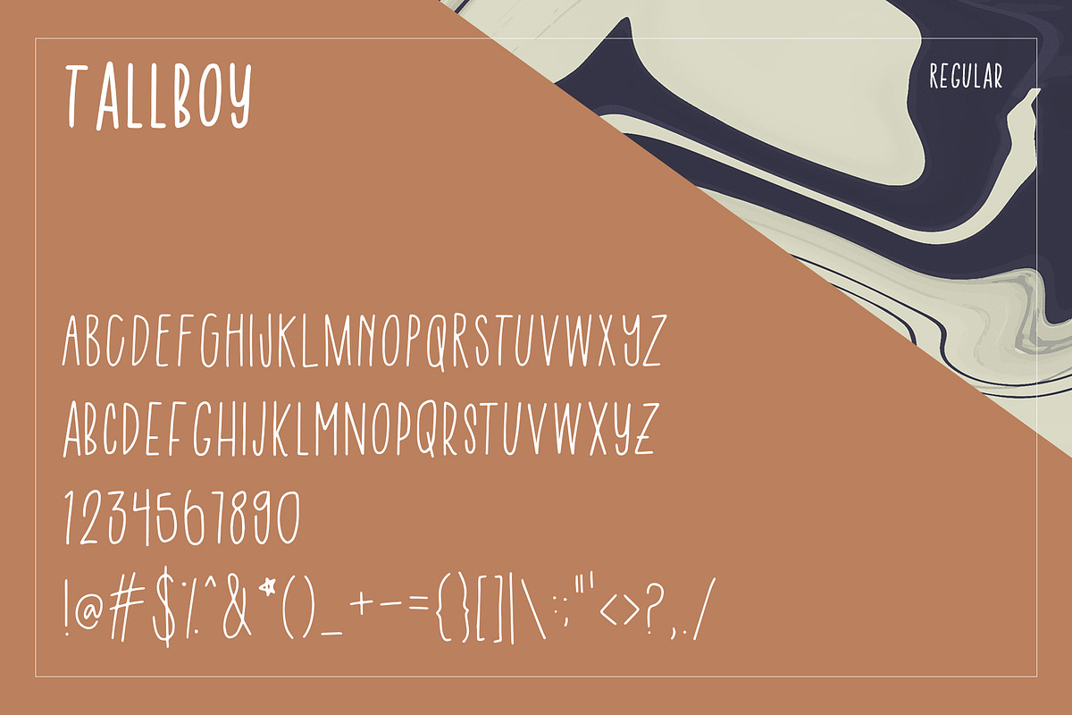 Tall Boy | Handwriting Font preview 4