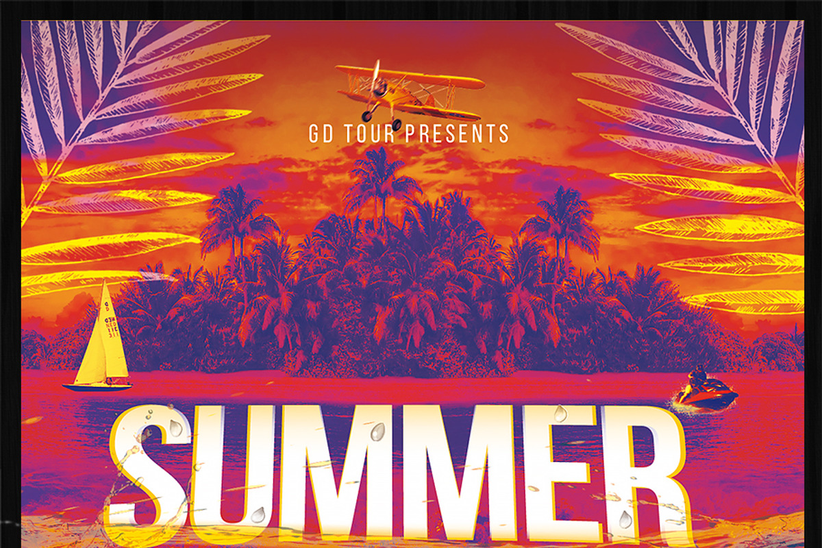 Summer Party Flyer & IG Template, a Flyer Template by GraphicDiamonds (Photo 8 of 8)